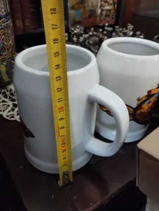 Jarras de cerveza alemanas, set de 3