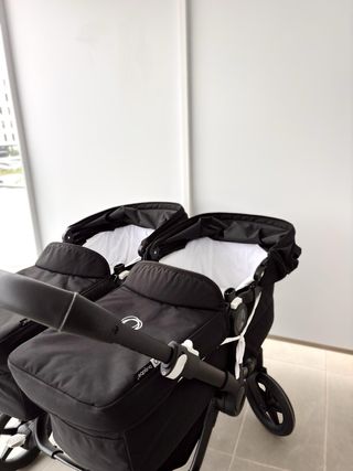 Carrito gemelar Bogaboo Donkey 5 Twin - Negro
