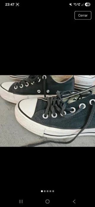 Zapatillas Converse plataforma y regalo otro par