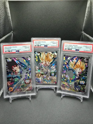PSA 10 SEQUENTIAL BARDOCK SON GOKU SON GOHAN PROMO