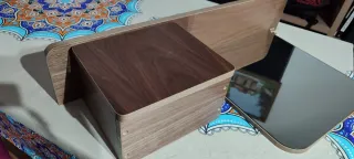 Recibidor Slkum Madera y Cristal