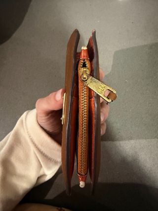 Cartera Ralph Lauren Marrón y Dorada