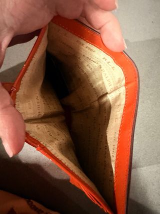 Cartera Ralph Lauren Marrón y Dorada