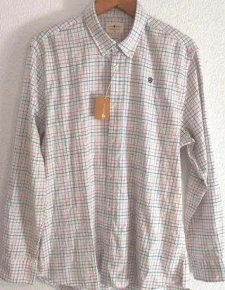 Camisa de franela Alvaro Moreno cuadros talla 43 /