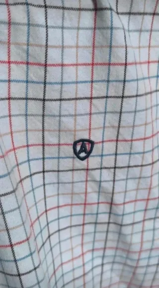 Camisa de franela Alvaro Moreno cuadros talla 43 /