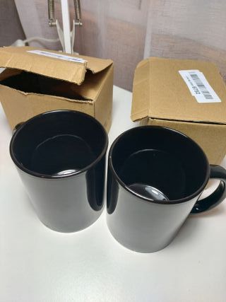2 tazas café grandes mug desayuno