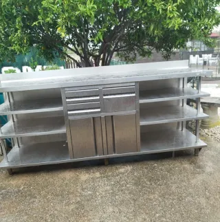 Mueble cafetero mesa trabajo 245  cm