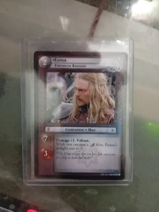 LOTR Eomer Forthwith Banished Carta Coleccionista