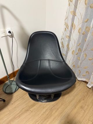 Poltrone girevoli Tirup in pelle