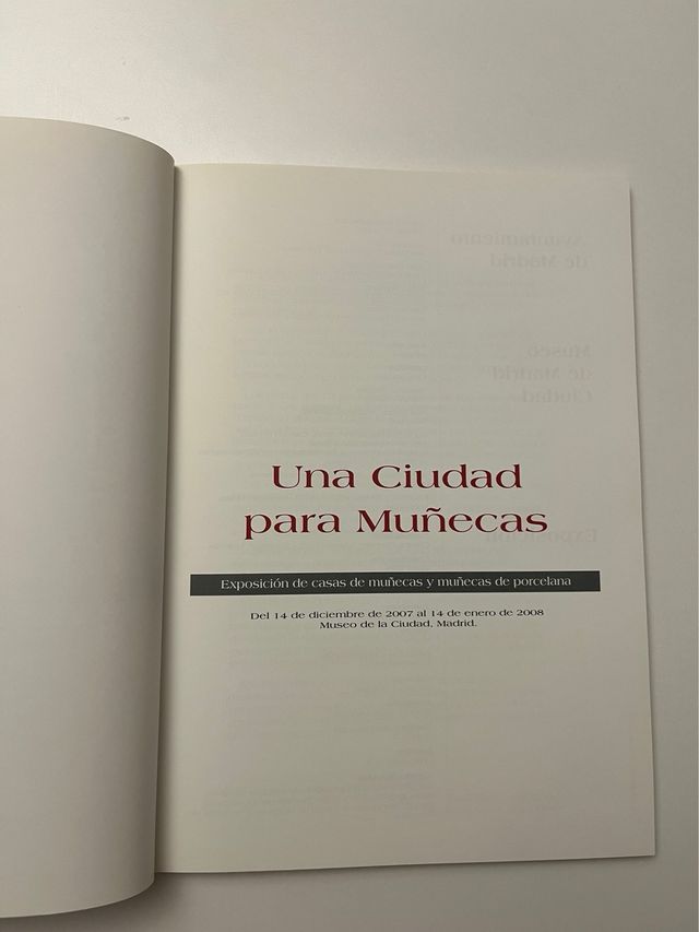 Catalogo Una ciudad para muñecas