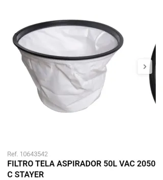 Filtro Aspirador Tela Stayer VAC 2050 C