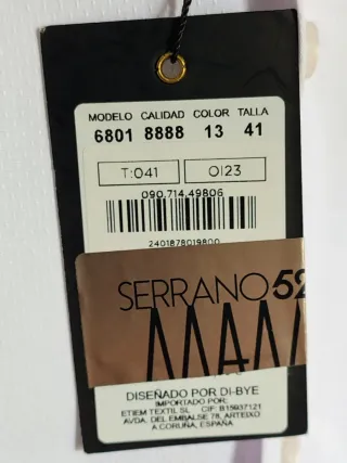 Camisa ceremonia hombre Di-Bye Talla 41