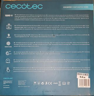 Freidora de aire Cecotec sin estrenar