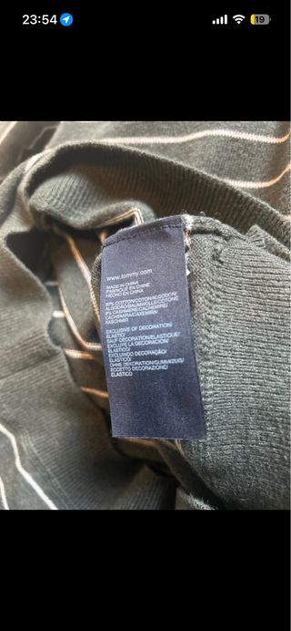 Jersey Tommy Hilfiger Algodon cashmere  XXL Rayas