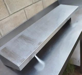 Balda estanteria acero inoxidable 100x25 cm