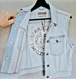 Chaleco Vaquero GUESS Original