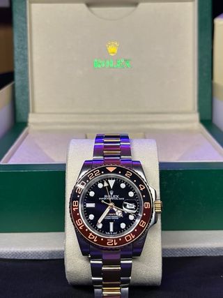 Rolex GMT Master II Oro y Plata