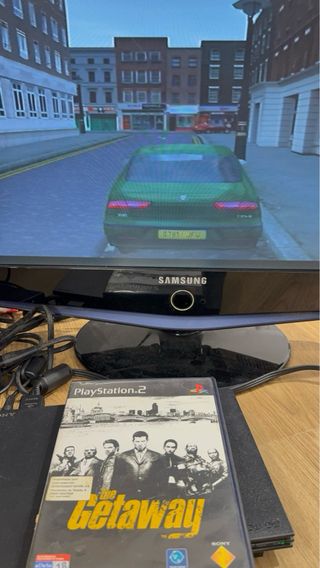 Consola PS2 Slim Negra + 6 Juegos