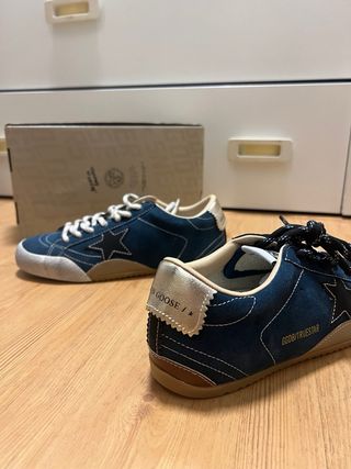 Golden Goose True Star Azul/Beige Nuevas