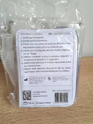 Ejercitador Respiratorio 3 Bolas