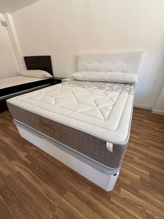 Cama Canapé Abatible Cuero Sintético
