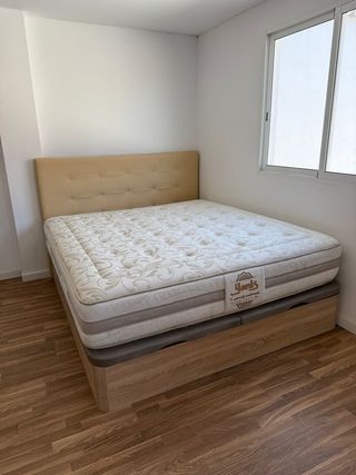 Cama Canapé Abatible Cuero Sintético