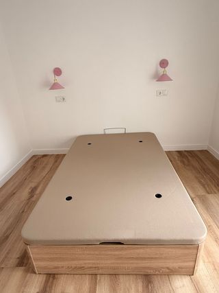 Cama Canapé Abatible Cuero Sintético