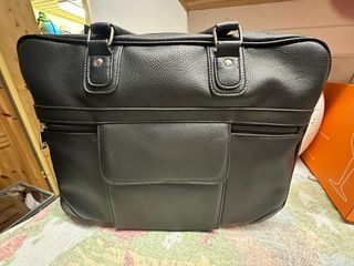 Bolso de piel negro mujer