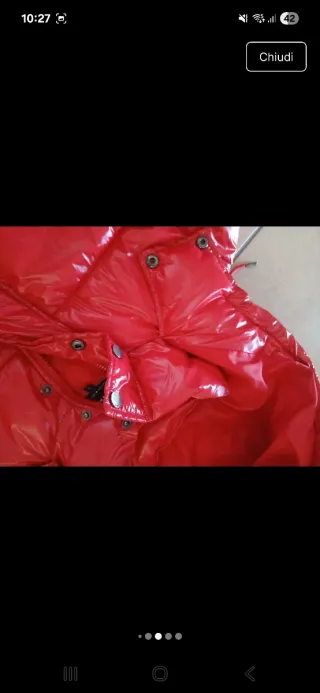 Bomber donna Only rosso lucido