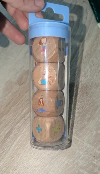 Juego de dados Yoga para niños