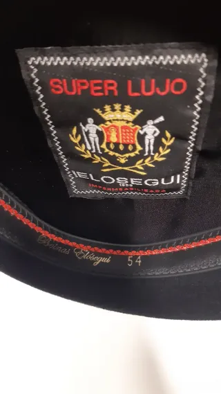 Boina Elosegui Super Lujo Negra