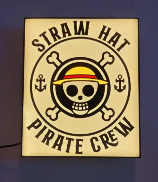 Lámpara LED temática Anime