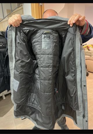 Chaqueta Helly Hansen Gris Helsinki 3 en 1 Coat