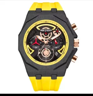 Reloj AODCASDIY Negro y Amarillo