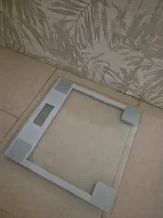 Báscula digital de cristal