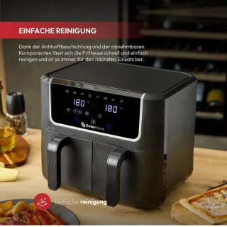 Freidora de aire doble Swiss Home (Dual air fryer)
