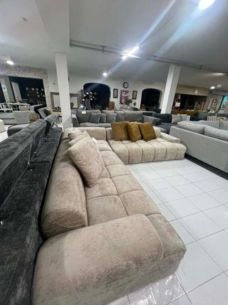 Sofá Modular Mali Tela Beige inchable