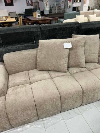 Sofá Modular Mali Tela Beige inchable