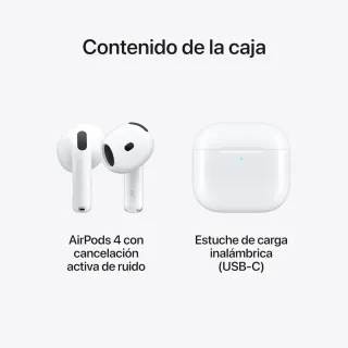 Apple AirPods 4 Cancelación Ruido