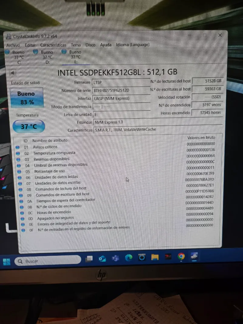 NVMe Intel 512GB 7600P afbeelding 3
