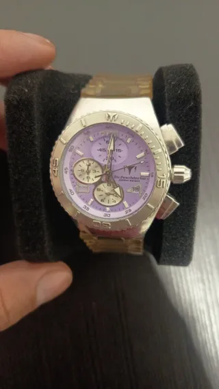 Reloj Technomarine Cruise Morado y Plateado