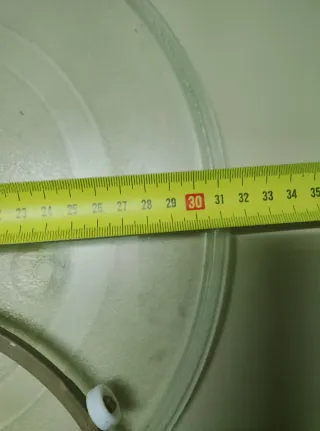 Plato giratorio microondas con base