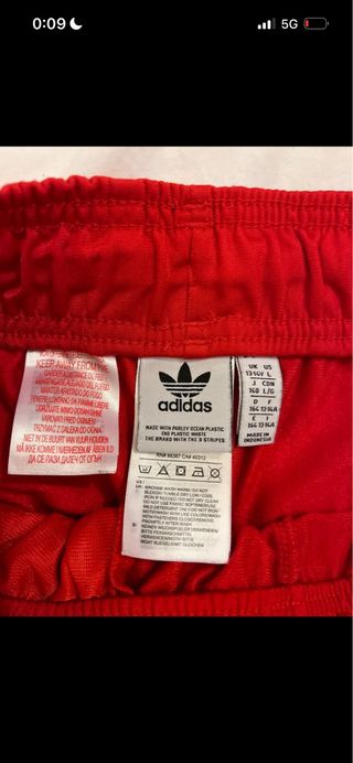 Pantalón Adidas Rojo