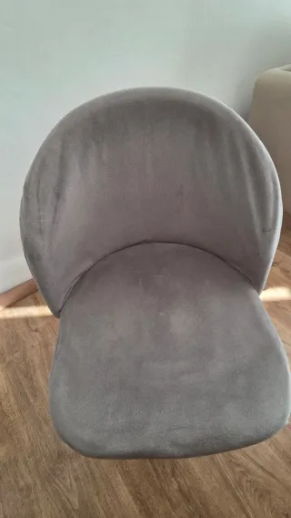 Sillas Sklum Terciopelo Gris (4 uds)