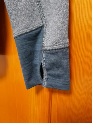 Chaqueta Salewa gris y azul