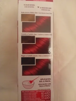 Tinte Garnier Color Sensation Rojo 6.60