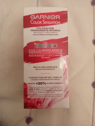 Tinte Garnier Color Sensation Rojo 6.60