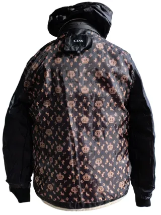 Chaqueta C.D.K. Negra con Capucha Talla L-XL
