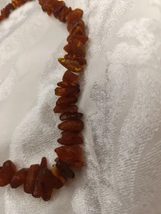 Collar de ámbar natural