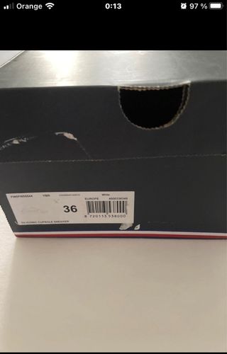 Zapatillas Tommy Hilfiger Rojas Talla 36 Nuevas